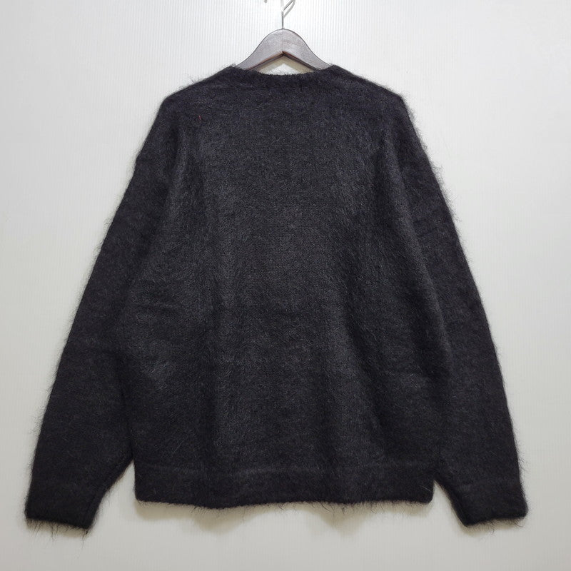 【中古美品】【メンズ】 Supreme シュプリーム BRUSHED MOHAIR SWEATER ブラッシュド モヘア セーター 長袖 149-260702-as-11-izu サイズ：L カラー：ブラック 万代Net店