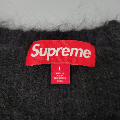 【中古美品】【メンズ】 Supreme シュプリーム BRUSHED MOHAIR SWEATER ブラッシュド モヘア セーター 長袖 149-260702-as-11-izu サイズ：L カラー：ブラック 万代Net店