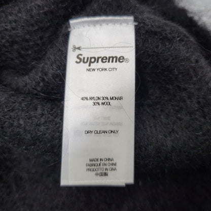 【中古美品】【メンズ】 Supreme シュプリーム BRUSHED MOHAIR SWEATER ブラッシュド モヘア セーター 長袖 149-260702-as-11-izu サイズ：L カラー：ブラック 万代Net店