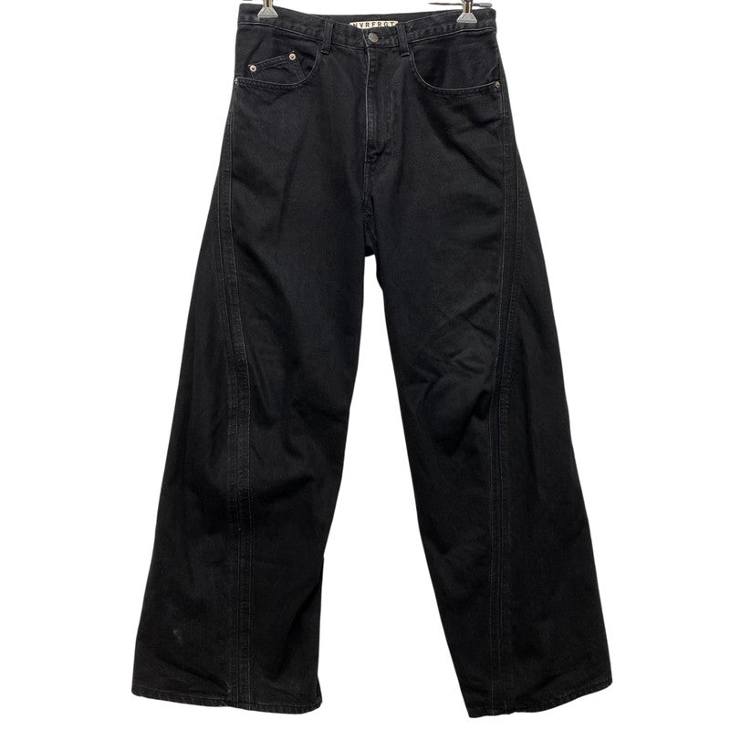 【中古品】【メンズ】 NVRFRGT ネヴァーフォーゲット NF241P08A 3D TWISTED WIDE LEG JEANS ツイステッド ワイドレッグ ジーンズ パンツ ボトムス 151-260703-kh-03-izu サイズ：2 カラー：ブラック 万代Net店