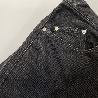 【中古品】【メンズ】 NVRFRGT ネヴァーフォーゲット NF241P08A 3D TWISTED WIDE LEG JEANS ツイステッド ワイドレッグ ジーンズ パンツ ボトムス 151-260703-kh-03-izu サイズ：2 カラー：ブラック 万代Net店