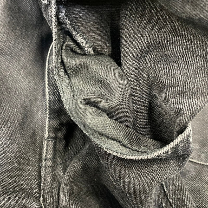 【中古品】【メンズ】 NVRFRGT ネヴァーフォーゲット NF241P08A 3D TWISTED WIDE LEG JEANS ツイステッド ワイドレッグ ジーンズ パンツ ボトムス 151-260703-kh-03-izu サイズ：2 カラー：ブラック 万代Net店