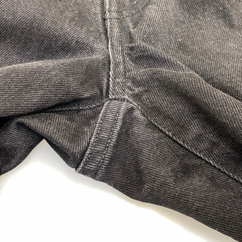 【中古品】【メンズ】 NVRFRGT ネヴァーフォーゲット NF241P08A 3D TWISTED WIDE LEG JEANS ツイステッド ワイドレッグ ジーンズ パンツ ボトムス 151-260703-kh-03-izu サイズ：2 カラー：ブラック 万代Net店