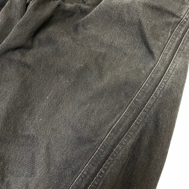 【中古品】【メンズ】 NVRFRGT ネヴァーフォーゲット NF241P08A 3D TWISTED WIDE LEG JEANS ツイステッド ワイドレッグ ジーンズ パンツ ボトムス 151-260703-kh-03-izu サイズ：2 カラー：ブラック 万代Net店