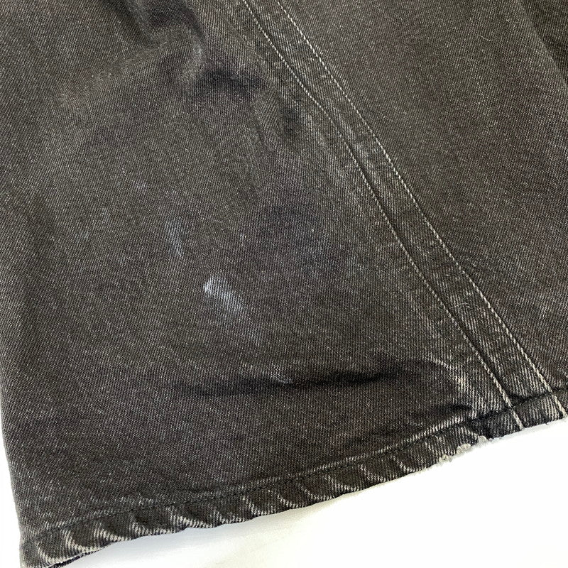 【中古品】【メンズ】 NVRFRGT ネヴァーフォーゲット NF241P08A 3D TWISTED WIDE LEG JEANS ツイステッド ワイドレッグ ジーンズ パンツ ボトムス 151-260703-kh-03-izu サイズ：2 カラー：ブラック 万代Net店