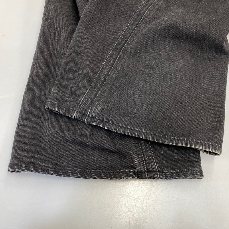 【中古品】【メンズ】 NVRFRGT ネヴァーフォーゲット NF241P08A 3D TWISTED WIDE LEG JEANS ツイステッド ワイドレッグ ジーンズ パンツ ボトムス 151-260703-kh-03-izu サイズ：2 カラー：ブラック 万代Net店