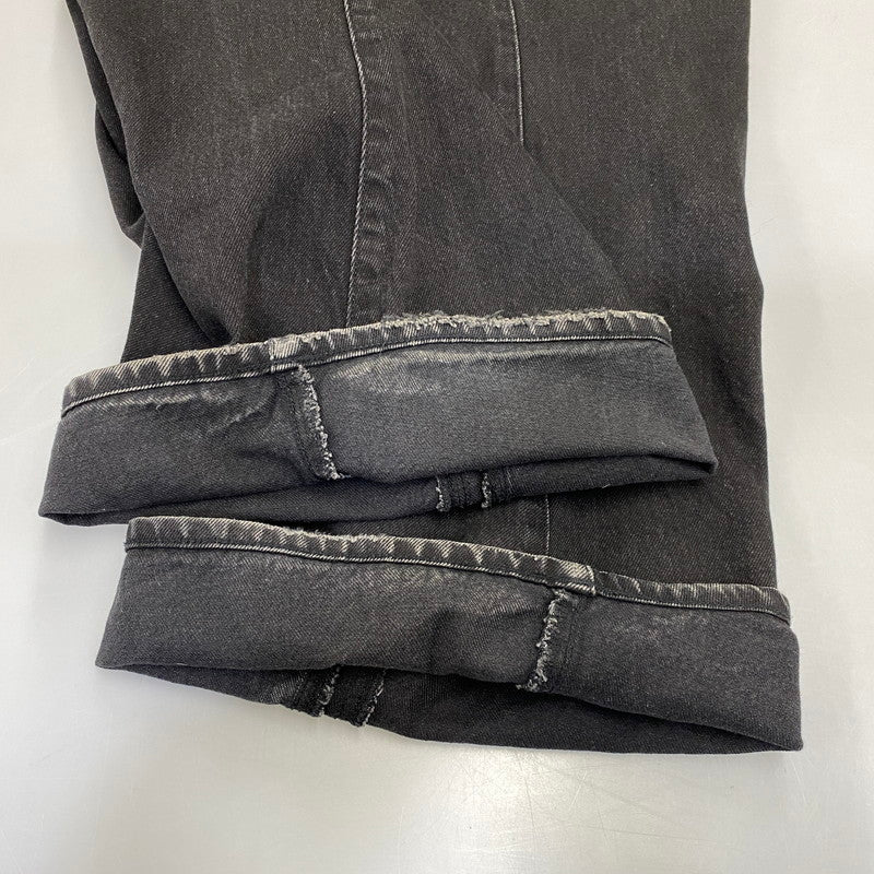 【中古品】【メンズ】 NVRFRGT ネヴァーフォーゲット NF241P08A 3D TWISTED WIDE LEG JEANS ツイステッド ワイドレッグ ジーンズ パンツ ボトムス 151-260703-kh-03-izu サイズ：2 カラー：ブラック 万代Net店