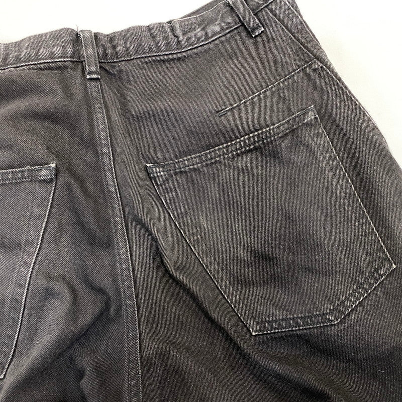 【中古品】【メンズ】 NVRFRGT ネヴァーフォーゲット NF241P08A 3D TWISTED WIDE LEG JEANS ツイステッド ワイドレッグ ジーンズ パンツ ボトムス 151-260703-kh-03-izu サイズ：2 カラー：ブラック 万代Net店
