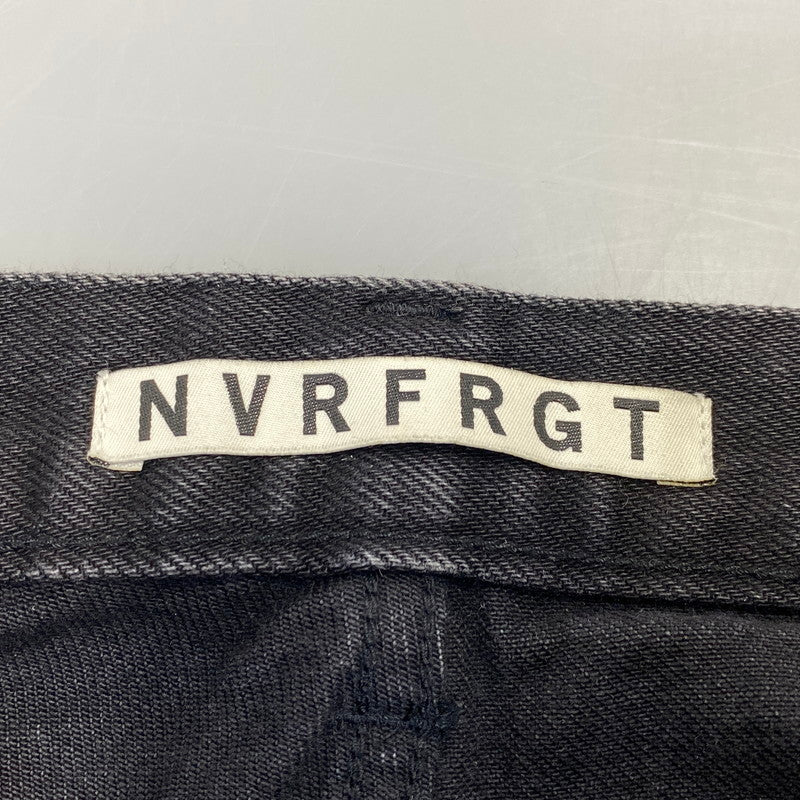 【中古品】【メンズ】 NVRFRGT ネヴァーフォーゲット NF241P08A 3D TWISTED WIDE LEG JEANS ツイステッド ワイドレッグ ジーンズ パンツ ボトムス 151-260703-kh-03-izu サイズ：2 カラー：ブラック 万代Net店