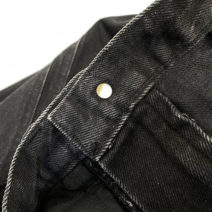 【中古品】【メンズ】 NVRFRGT ネヴァーフォーゲット NF241P08A 3D TWISTED WIDE LEG JEANS ツイステッド ワイドレッグ ジーンズ パンツ ボトムス 151-260703-kh-03-izu サイズ：2 カラー：ブラック 万代Net店