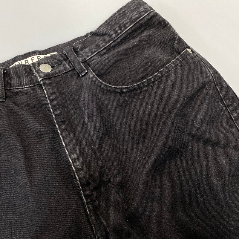 【中古品】【メンズ】 NVRFRGT ネヴァーフォーゲット NF241P08A 3D TWISTED WIDE LEG JEANS ツイステッド ワイドレッグ ジーンズ パンツ ボトムス 151-260703-kh-03-izu サイズ：2 カラー：ブラック 万代Net店