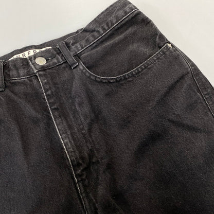 【中古品】【メンズ】 NVRFRGT ネヴァーフォーゲット NF241P08A 3D TWISTED WIDE LEG JEANS ツイステッド ワイドレッグ ジーンズ パンツ ボトムス 151-260703-kh-03-izu サイズ：2 カラー：ブラック 万代Net店