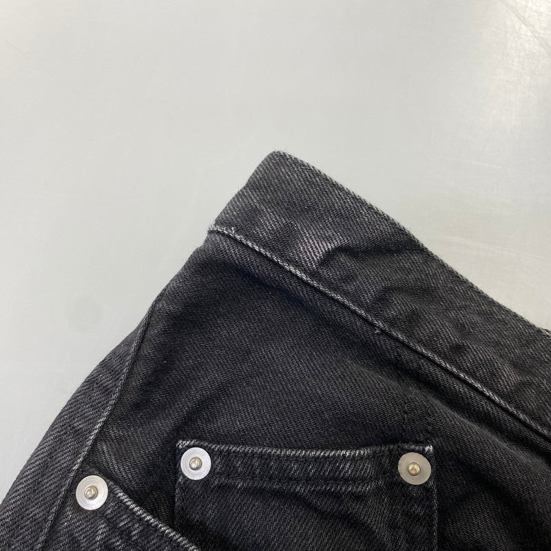 【中古品】【メンズ】 NVRFRGT ネヴァーフォーゲット NF241P08A 3D TWISTED WIDE LEG JEANS ツイステッド ワイドレッグ ジーンズ パンツ ボトムス 151-260703-kh-03-izu サイズ：2 カラー：ブラック 万代Net店