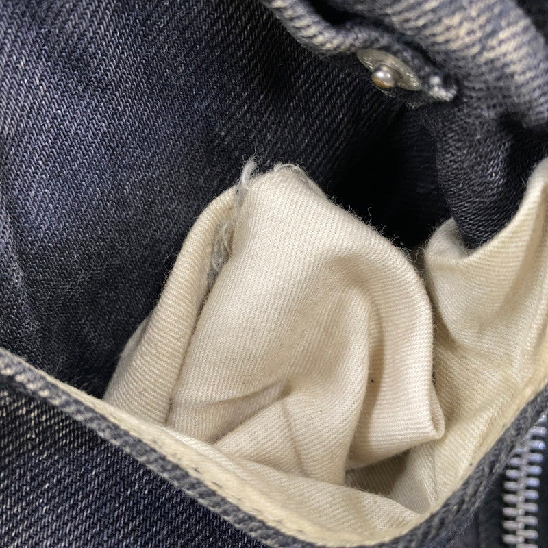 【中古品】【メンズ】 JOHN LAWRENCE SULLIVAN ジョンローレンスサリバン 2A008-0320-15 BLEACHED DENIM ZIPPED PANTS ブリーチ デニム ジップ パンツ ボトムス 151-260703-kh-02-izu サイズ：46 カラー：ブラック 万代Net店