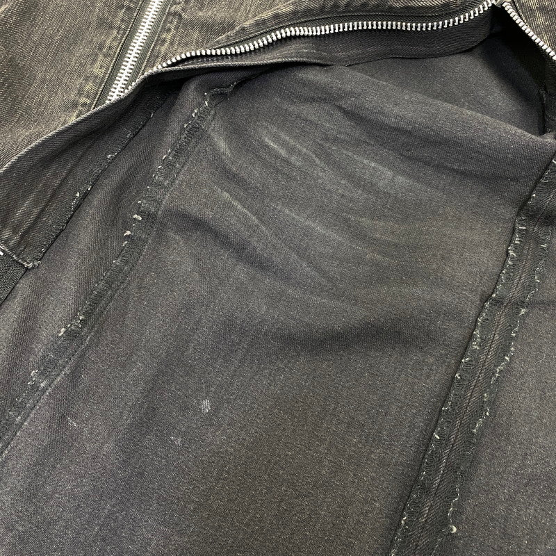 【中古品】【メンズ】 JOHN LAWRENCE SULLIVAN ジョンローレンスサリバン 2A008-0320-15 BLEACHED DENIM ZIPPED PANTS ブリーチ デニム ジップ パンツ ボトムス 151-260703-kh-02-izu サイズ：46 カラー：ブラック 万代Net店