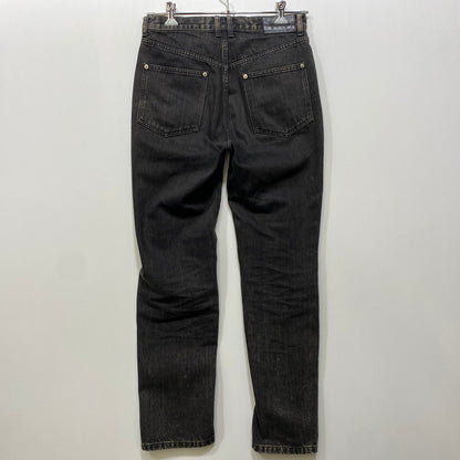 【中古品】【メンズ】 JOHN LAWRENCE SULLIVAN ジョンローレンスサリバン 2A008-0320-15 BLEACHED DENIM ZIPPED PANTS ブリーチ デニム ジップ パンツ ボトムス 151-260703-kh-02-izu サイズ：46 カラー：ブラック 万代Net店