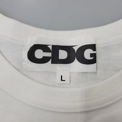 【中古品】【メンズ】 COMME des GARCONS コムデギャルソン 1986 COMME DES GARCONS T-SHIRT SZ-T028 AD2024 Tシャツ 半袖 140-260702-as-13-izu サイズ：L カラー：ホワイト 万代Net店