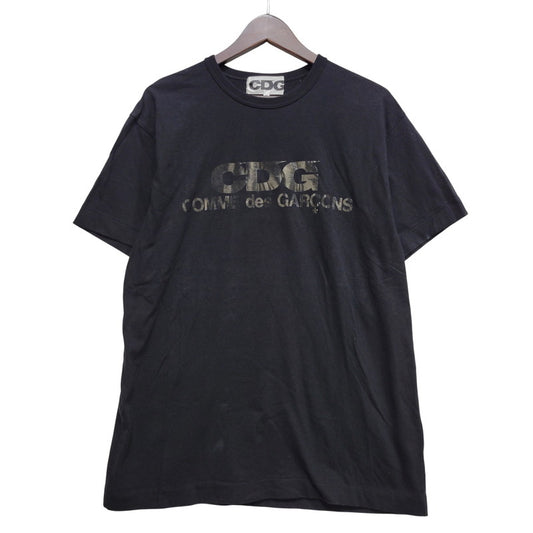 【中古品】【メンズ】 COMME des GARCONS コムデギャルソン CDG T-SHIRT MONOCHROME SZ-T046 AD2023 Tシャツ モノクローム 半袖 140-260702-as-14-izu サイズ：XL カラー：ブラック 万代Net店