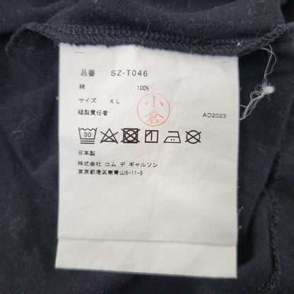 【中古品】【メンズ】 COMME des GARCONS コムデギャルソン CDG T-SHIRT MONOCHROME SZ-T046 AD2023 Tシャツ モノクローム 半袖 140-260702-as-14-izu サイズ：XL カラー：ブラック 万代Net店