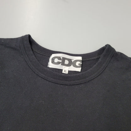 【中古品】【メンズ】 COMME des GARCONS コムデギャルソン CDG T-SHIRT MONOCHROME SZ-T046 AD2023 Tシャツ モノクローム 半袖 140-260702-as-14-izu サイズ：XL カラー：ブラック 万代Net店