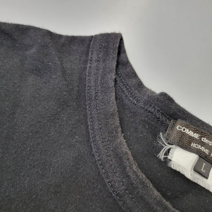 【中古品】【メンズ】 COMME des GARCONS HOMME PLUS コムデギャルソンオムプリュス WEAR YOUR FREEDOM CROSS S/S TEE PE-T066 AD2018 クロス Tシャツ 半袖 140-260702-as-15-izu サイズ：L カラー：ブラック 万代Net店