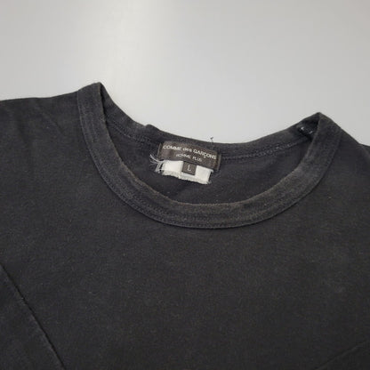 【中古品】【メンズ】 COMME des GARCONS HOMME PLUS コムデギャルソンオムプリュス WEAR YOUR FREEDOM CROSS S/S TEE PE-T066 AD2018 クロス Tシャツ 半袖 140-260702-as-15-izu サイズ：L カラー：ブラック 万代Net店