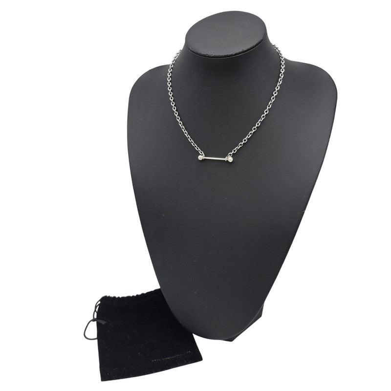 【中古品】【メンズ/レディース】 JOHNLAWRENCESULLIVAN ジョンローレンスサリバン SV STRAIGHT BARBELL NECKLACE ストレート バーベル ネックレス アクセサリー 192-260702-cs-11-izu カラー：シルバー 万代Net店