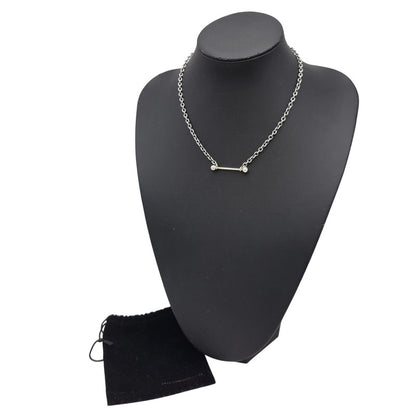 【中古品】【メンズ/レディース】 JOHNLAWRENCESULLIVAN ジョンローレンスサリバン SV STRAIGHT BARBELL NECKLACE ストレート バーベル ネックレス アクセサリー 192-260702-cs-11-izu カラー：シルバー 万代Net店