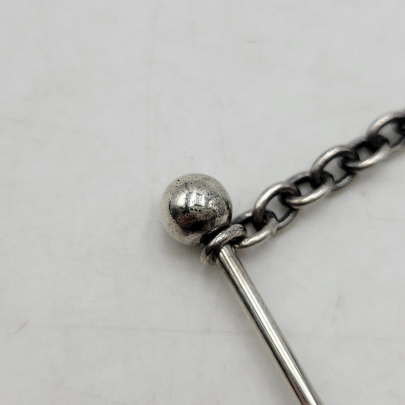 【中古品】【メンズ/レディース】 JOHNLAWRENCESULLIVAN ジョンローレンスサリバン SV STRAIGHT BARBELL NECKLACE ストレート バーベル ネックレス アクセサリー 192-260702-cs-11-izu カラー：シルバー 万代Net店