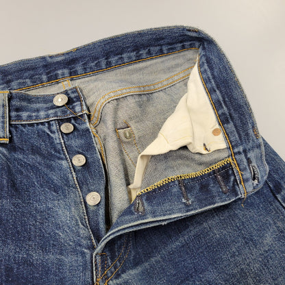 【中古品】【メンズ】 Levi's リーバイス BIG E 501XX DENIM PANTS 501-0003 デニムパンツ ジーンズ 刻印555 USA製 157-260702-as-17-izu サイズ：29×36 カラー：インディゴ 万代Net店
