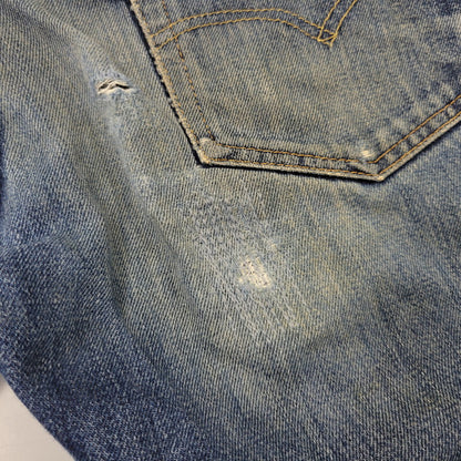 【中古品】【メンズ】 Levi's リーバイス BIG E 501XX DENIM PANTS 501-0003 デニムパンツ ジーンズ 刻印555 USA製 157-260702-as-17-izu サイズ：29×36 カラー：インディゴ 万代Net店