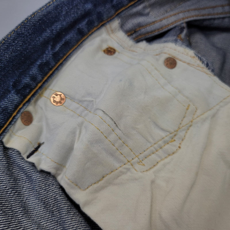 【中古品】【メンズ】 Levi's リーバイス BIG E 501XX DENIM PANTS 501-0003 デニムパンツ ジーンズ 刻印555 USA製 157-260702-as-17-izu サイズ：29×36 カラー：インディゴ 万代Net店