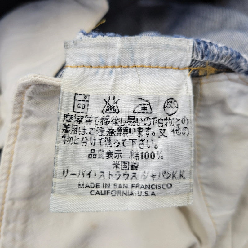 【中古品】【メンズ】 Levi's リーバイス BIG E 501XX DENIM PANTS 501-0003 デニムパンツ ジーンズ 刻印555 USA製 157-260702-as-17-izu サイズ：29×36 カラー：インディゴ 万代Net店