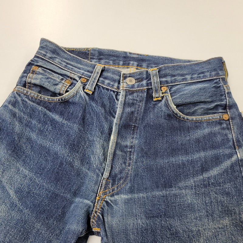 【中古品】【メンズ】 Levi's リーバイス BIG E 501XX DENIM PANTS 501-0003 デニムパンツ ジーンズ 刻印555 USA製 157-260702-as-17-izu サイズ：29×36 カラー：インディゴ 万代Net店