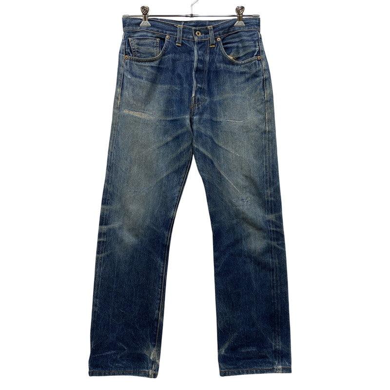 【現状渡し品】【メンズ】 LEVI'S リーバイス 44501-0022 刻印555 USA製 大戦MODEL復刻 BIG E 501XX ビッグE デニム パンツ ボトムス 157-260703-kh-01-izu サイズ：30×36 カラー：インディゴ 万代Net店