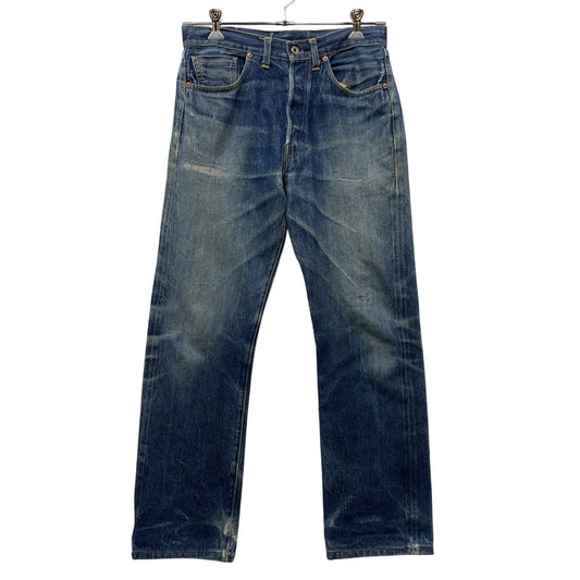 【現状渡し品】【メンズ】 LEVI'S リーバイス 44501-0022 刻印555 USA製 大戦MODEL復刻 BIG E 501XX ビッグE デニム パンツ ボトムス 157-260703-kh-01-izu サイズ：30×36 カラー：インディゴ 万代Net店