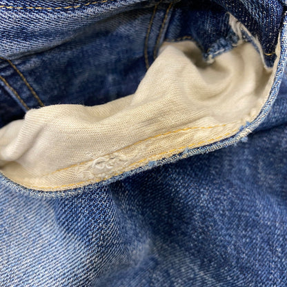 【現状渡し品】【メンズ】 LEVI'S リーバイス 44501-0022 刻印555 USA製 大戦MODEL復刻 BIG E 501XX ビッグE デニム パンツ ボトムス 157-260703-kh-01-izu サイズ：30×36 カラー：インディゴ 万代Net店