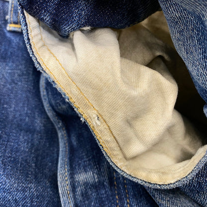 【現状渡し品】【メンズ】 LEVI'S リーバイス 44501-0022 刻印555 USA製 大戦MODEL復刻 BIG E 501XX ビッグE デニム パンツ ボトムス 157-260703-kh-01-izu サイズ：30×36 カラー：インディゴ 万代Net店