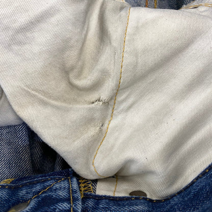 【現状渡し品】【メンズ】 LEVI'S リーバイス 44501-0022 刻印555 USA製 大戦MODEL復刻 BIG E 501XX ビッグE デニム パンツ ボトムス 157-260703-kh-01-izu サイズ：30×36 カラー：インディゴ 万代Net店