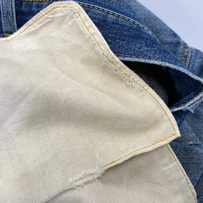 【現状渡し品】【メンズ】 LEVI'S リーバイス 44501-0022 刻印555 USA製 大戦MODEL復刻 BIG E 501XX ビッグE デニム パンツ ボトムス 157-260703-kh-01-izu サイズ：30×36 カラー：インディゴ 万代Net店