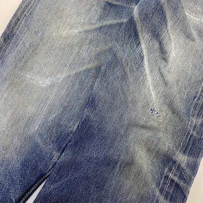 【現状渡し品】【メンズ】 LEVI'S リーバイス 44501-0022 刻印555 USA製 大戦MODEL復刻 BIG E 501XX ビッグE デニム パンツ ボトムス 157-260703-kh-01-izu サイズ：30×36 カラー：インディゴ 万代Net店