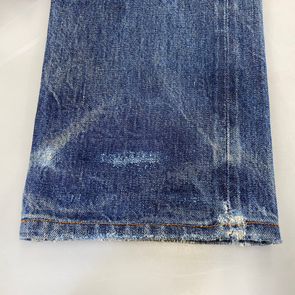 【現状渡し品】【メンズ】 LEVI'S リーバイス 44501-0022 刻印555 USA製 大戦MODEL復刻 BIG E 501XX ビッグE デニム パンツ ボトムス 157-260703-kh-01-izu サイズ：30×36 カラー：インディゴ 万代Net店