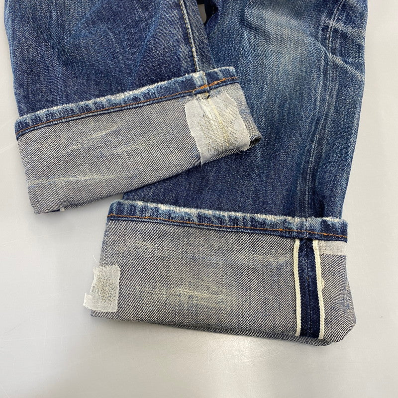 【現状渡し品】【メンズ】 LEVI'S リーバイス 44501-0022 刻印555 USA製 大戦MODEL復刻 BIG E 501XX ビッグE デニム パンツ ボトムス 157-260703-kh-01-izu サイズ：30×36 カラー：インディゴ 万代Net店