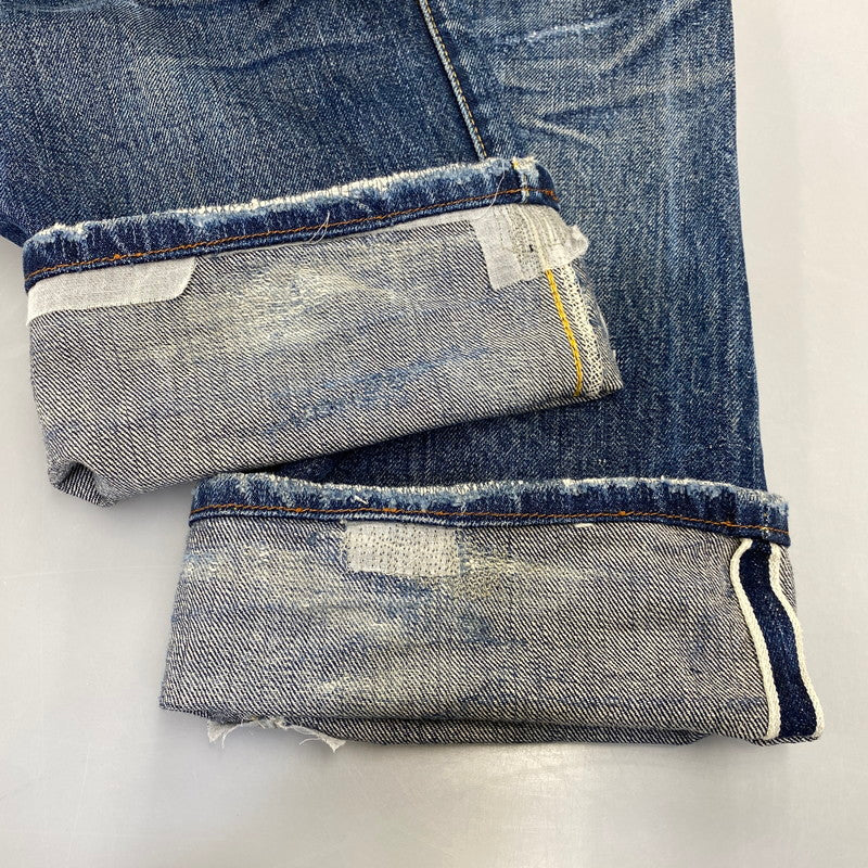 【現状渡し品】【メンズ】 LEVI'S リーバイス 44501-0022 刻印555 USA製 大戦MODEL復刻 BIG E 501XX ビッグE デニム パンツ ボトムス 157-260703-kh-01-izu サイズ：30×36 カラー：インディゴ 万代Net店