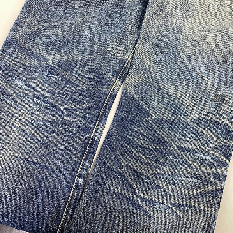 【現状渡し品】【メンズ】 LEVI'S リーバイス 44501-0022 刻印555 USA製 大戦MODEL復刻 BIG E 501XX ビッグE デニム パンツ ボトムス 157-260703-kh-01-izu サイズ：30×36 カラー：インディゴ 万代Net店