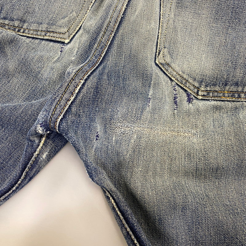 【現状渡し品】【メンズ】 LEVI'S リーバイス 44501-0022 刻印555 USA製 大戦MODEL復刻 BIG E 501XX ビッグE デニム パンツ ボトムス 157-260703-kh-01-izu サイズ：30×36 カラー：インディゴ 万代Net店