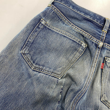 【現状渡し品】【メンズ】 LEVI'S リーバイス 44501-0022 刻印555 USA製 大戦MODEL復刻 BIG E 501XX ビッグE デニム パンツ ボトムス 157-260703-kh-01-izu サイズ：30×36 カラー：インディゴ 万代Net店