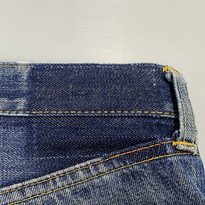 【現状渡し品】【メンズ】 LEVI'S リーバイス 44501-0022 刻印555 USA製 大戦MODEL復刻 BIG E 501XX ビッグE デニム パンツ ボトムス 157-260703-kh-01-izu サイズ：30×36 カラー：インディゴ 万代Net店