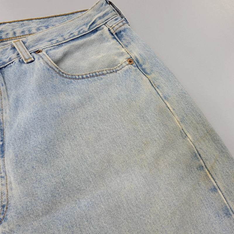 【中古品】【メンズ】 Levi's リーバイス 501 DENIM PANTS 501-0134 デニムパンツ 刻印544 USA製 ジーンズ 157-260707-as-02-izu サイズ：36×30 カラー：ライトインディゴ 万代Net店