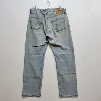 【中古品】【メンズ】 Levi's リーバイス 501 DENIM PANTS 501-0134 デニムパンツ 刻印544 USA製 ジーンズ 157-260707-as-02-izu サイズ：36×30 カラー：ライトインディゴ 万代Net店